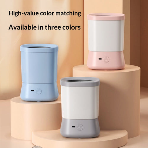 Automatic paw cleaner in Blue, Pink and Gray